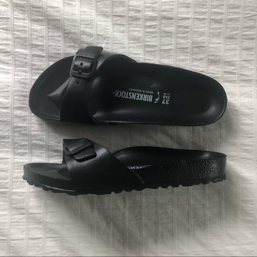 Birkenstock’s Madrid Essentials Eva, Black NWT
